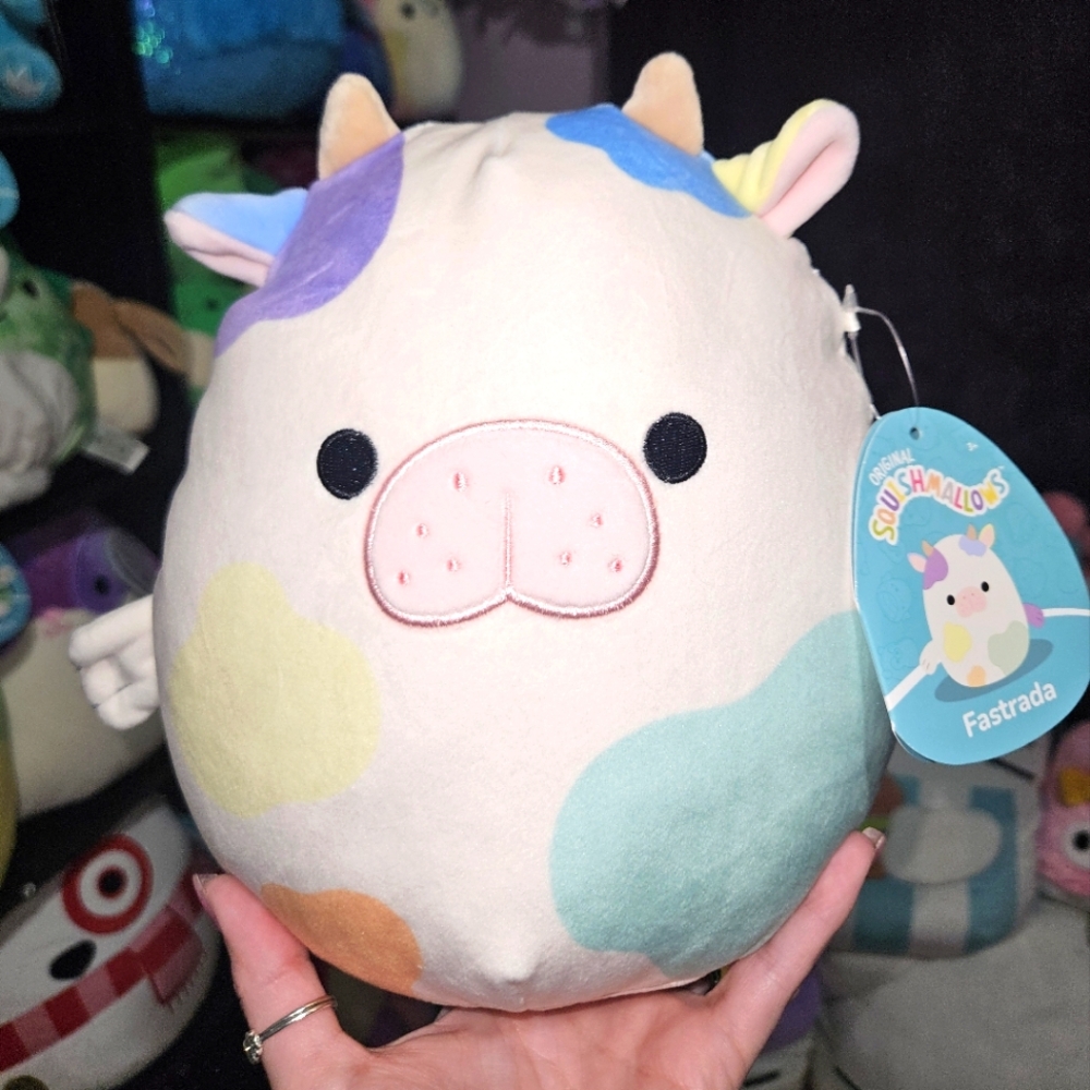 NWT Fastrada The Pastel Cow 8" Squishmallow
